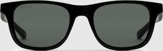 Gucci Square Frame Sunglasses, Black