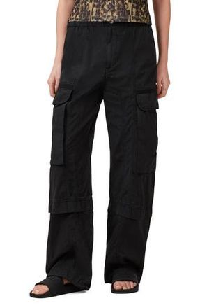 AllSaints Barbara Cargo Pants in Black at Nordstrom Rack, Size 8 Us / 12 Uk