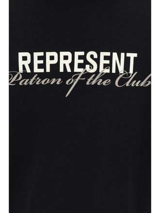 Represent Mens Hoodie Cotton Black Sweatshirts Sweater