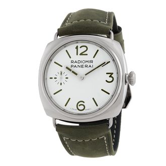 Officine Panerai Pre-owned Panerai Radiomir Officine 45mm Hand Wind White Dial Mens Watch PAM01384