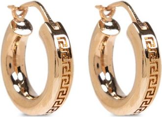 Versace Orecchini a cerchio Greca - Oro
