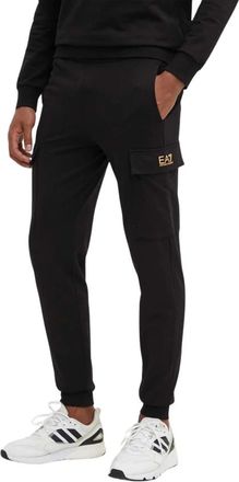 Emporio Armani 8Npp 67 Trainingsbroeken - Heren - Sweatpants - Zwart - L - Katoen - Broeken