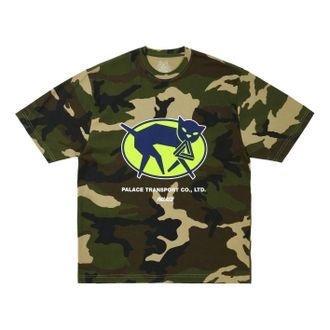 Palace Transport T-Shirt Woodland Camo P31TS066