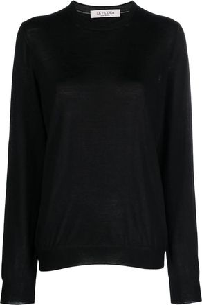 La Fileria Long-sleeve Wool-blend Jumper