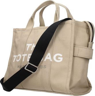 Marc Jacobs Womens Tote Beige Fabric
