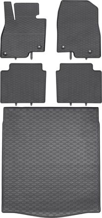 OEM Juego De Alfombrillas De Goma Para Coche Y Alfombrilla Para Maletero Para Mazda 6 Iii Sed&aacute;n (enero De 2013-2024)