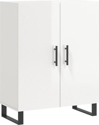 vidaXL Sideboard High Gloss White 69.5x34x90 cm Engineered Wood vidaXL