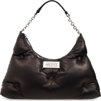 Maison Margiela Glam Slam Medium Schoudertas - unisex - Schoudertassen - Zwart - ONE Size - Leer - Tassen