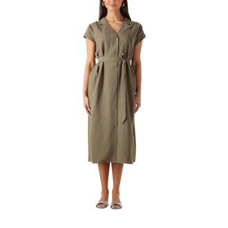 Mos Mosh MOS Mosh, Dames, Jurken, Groen, Maat: M