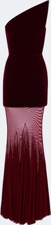 DAVID KOMA Velvet gown
