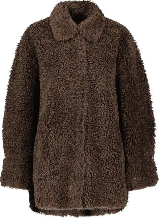 BLONDE No.8 Nepbont & Shearling Jassen - Dames - Jassen - Bruin - L - Nepbont - Jassen
