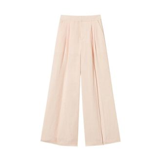 Twinset Wide Trousers, female, Pink, Size: S Wide Trousers