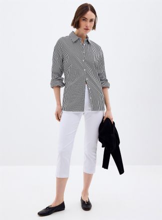 Contemporaine Womens Comfort-waist bengaline capri pant Fit: Slim leg, regular rise