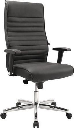 Topstar Sill&oacute;n De Direcci&oacute;n Cuero Negro Negro Con Reposabrazos 440-550mm Topstar
