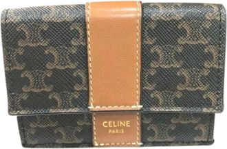 Celine Pre-owned Wallets, female, Brown, Size: ONE SIZE Pre-owned Plastic Wallet