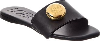 Loewe Pebble Leather Slide
