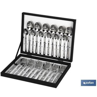 cofan Cuberteria Inox Modelo Bari 24 Pcs C-18/10 2,5 Mm