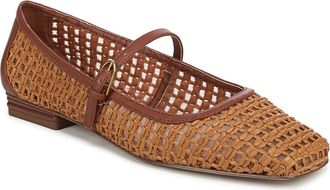 Franco Sarto Tinsley Mary Jane Flat in Wicker Brown at Nordstrom, Size 5.5
