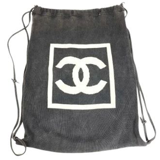 Chanel Pre-owned Backpacks, unisex, Black, Size: ONE SIZE Pre-owned Vintage Backpack