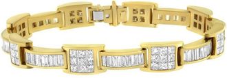 House of Brilliance Haus Of Brilliance 14K 10.69 Ct. Tw. Diamond Link Bracelet