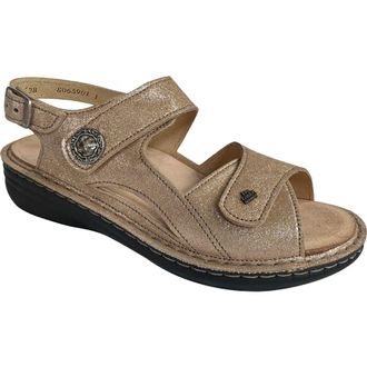Finn Comfort Barbuda Sandal in Oro Brina at Nordstrom, Size 10-10.5Us