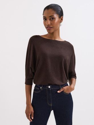 Phase Eight Cristine Knit Jumper in Brown at Nordstrom, Size Medium
