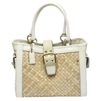 Coach Borsa a mano in pelle Pre-owned - - Pre-owned - Donna - Bianco - ONE SIZE