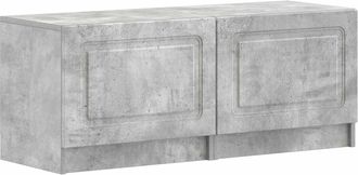 vidaXL Mueble De Tv Gris Hormig&oacute;n Madera De Ingenier&iacute;a Vidaxl