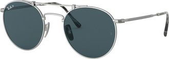 Ray-Ban RB8147M Polarized 9165 Mens Sunglasses Silver Size 50