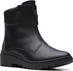 Clarks Calla Zip Waterproof Boot in Black Leather at Nordstrom Rack, Size 7.5