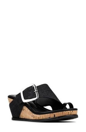 Donald J Pliner Joyus Wedge Sandal in Black at Nordstrom Rack, Size 5.5