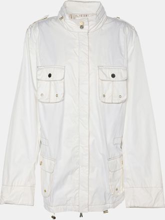 Marina Rinaldi Marina Sport By Marina Rinaldi White Nylon Blend Zip Jackets