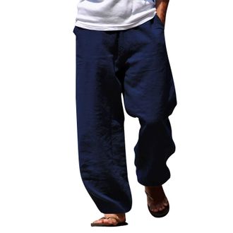 Generic Mens Cargo Shorts Elastic Waist Tactical Short Solid Stretchy Jogging Trousers Lightweight Straight Pants with Pockets Beach Themed Slacks Tracksuit B