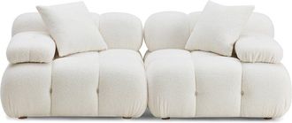 TOV Furniture Tov Furniture Calliope Vegan Shearling Modular Loveseat