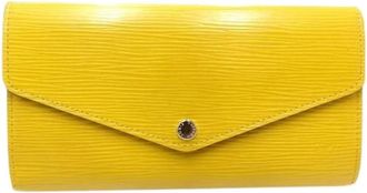 Louis Vuitton Pre-owned Wallets, female, Yellow, Size: ONE SIZE Pre-owned Long Wallet