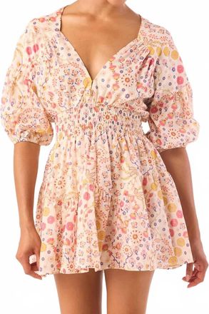 Misa Eight Mini Dress In Small Flora