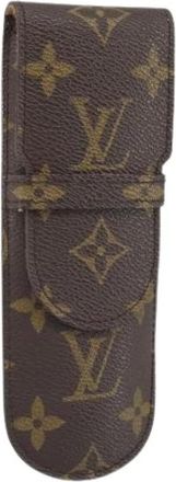 Louis Vuitton Pre-owned Accessories, female, Brown, Size: ONE SIZE Pre-owned Canvas Home-Office