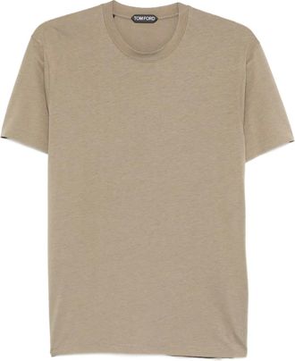 Tom Ford T-shirt met ronde hals - Groen