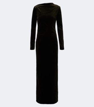 Jil Sander Cotton velvet gown