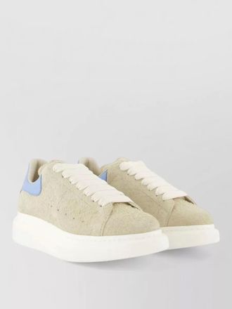 Alexander McQueen oversized leather sneakers textured upper