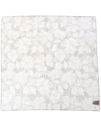 Brunello Cucinelli Floral-Printed Square Silk Scarf