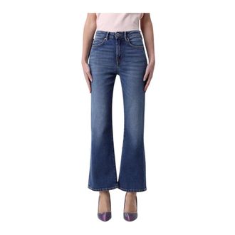 Pinko Bootcut Jeans, female, Blue, W32, Stylish Bootcut Jeans for Women