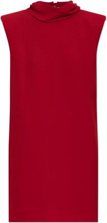 Valentino Garavani Zijden Jurk Met Zakken - Dames - Feestkleedjes - Rood - XS - Kleedjes