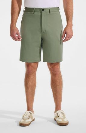 Lands End Traditional Fit 9 Flex Performance Golf Shorts in Sage at Nordstrom, Size 35 X 9