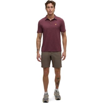 tentree Astir Polo in Rosewood Fleck at Nordstrom, Size Xx-Large