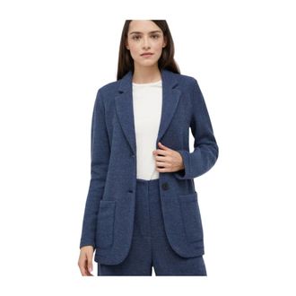 Emporio Armani Jassen, Dames, Blauw, L, Blazers