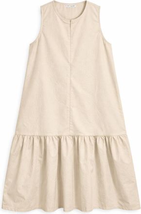 Mixray Maxi-jurk met Kraag en Rimpeldetails