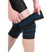 OEM Rodilleras Ergon&oacute;micas (paquete De 2) - Soporte Envolvente Para Fortalecimiento Muscular - Duraderas Y Transpirables - 170 Cm - Azul Oscuro - Crezuo
