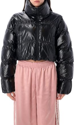 adidas Essential Glossy Cropped Puff Jacket