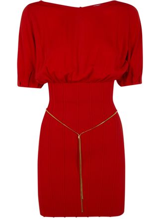 Elisabetta Franchi Mini Knit Dress